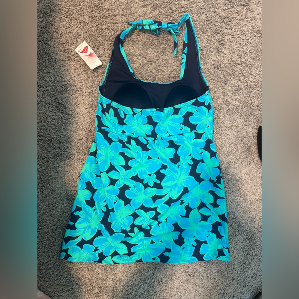 NWT Lands End Halter Swim Dress - Picture 4 of 6